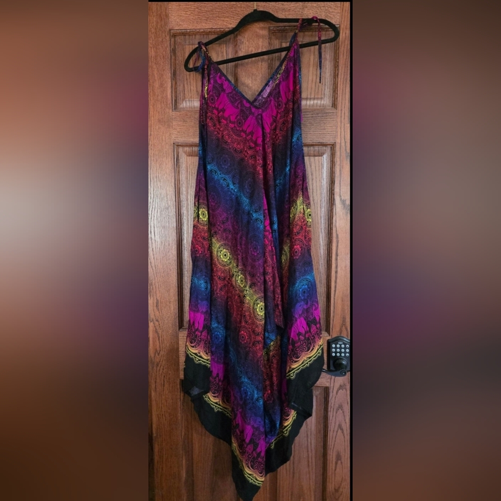 Kathmandu Imports Boho Eclectic Lagenlook Jumpsuit Romper